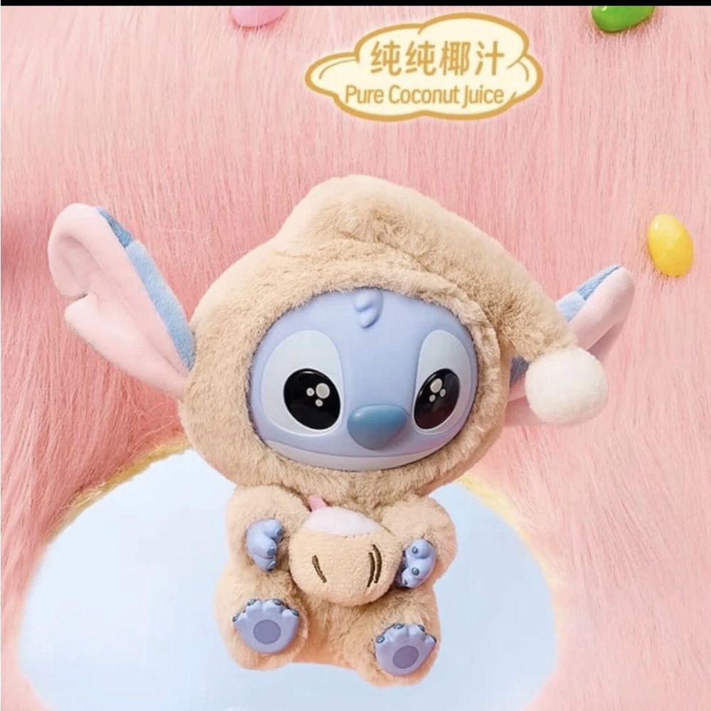 Miniso Stitch Eat Something Before Sleep - Pure Coconut Juice